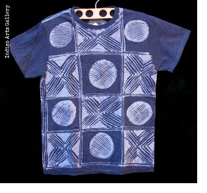 Indigo Batik T-shirt by Gasali Adeyemo