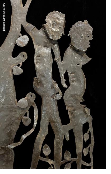 Adam and Eve and God Above