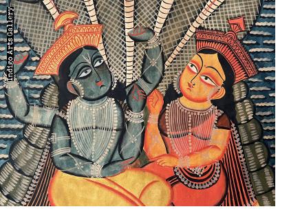 Krishna and Manasa