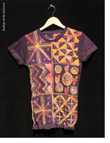 Batik T-shirt by Gasali Adeyemo - Small