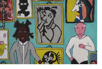 Exhibition by Jean Michel Basquiat and Picasso