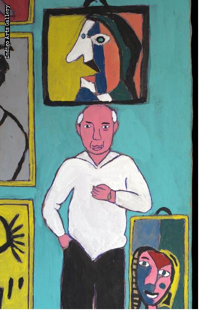 Exhibition by Jean Michel Basquiat and Picasso