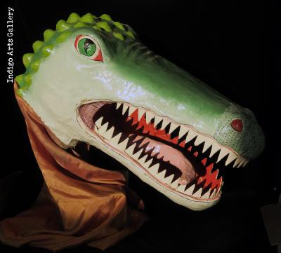 Crocodile Carnival Mask