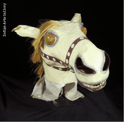White Horse Carnival Mask