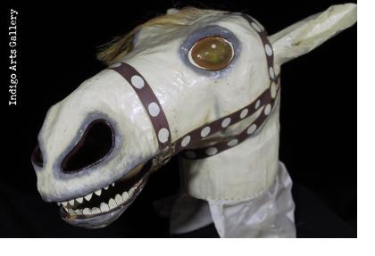 White Horse Carnival Mask