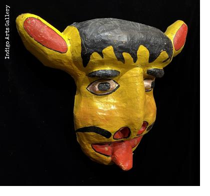 Yellow Animal Carnival Mask