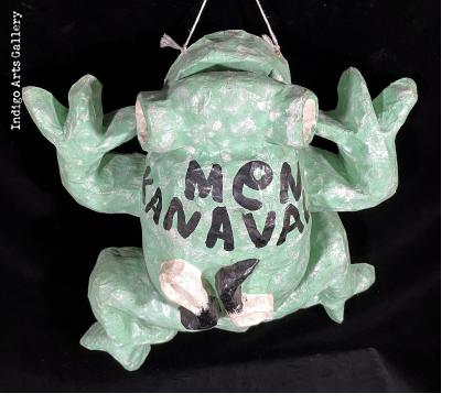 "Men Kanaval 96" Frog Carnival Mask/Sculpture