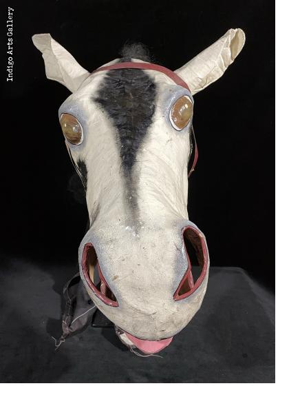 White Horse #2 Haitian Carnival Mask