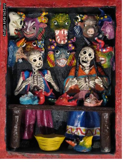 Mask Shop of the Dead - Retablo
