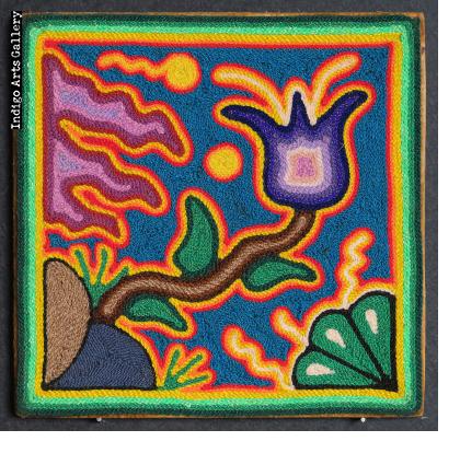 Nierika Yarn Paintings from the Huichol Wix rika Indians of