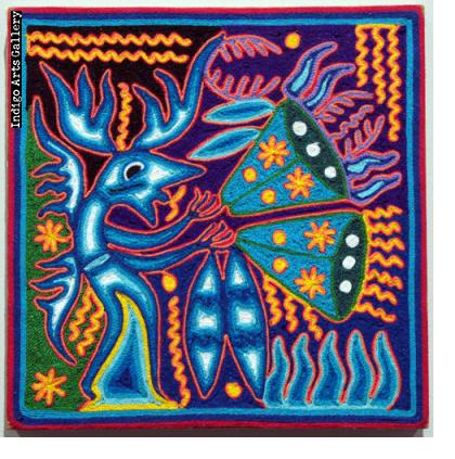 Nierika Yarn Paintings from the Huichol Indians of Mexico | Indigo