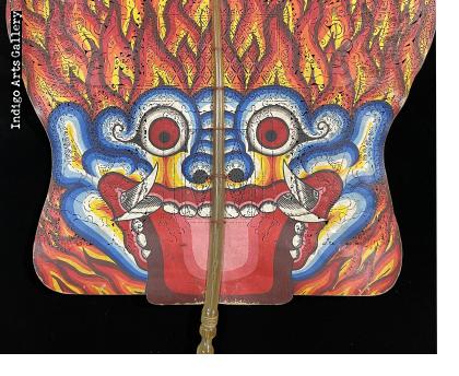 Gayon Fire Monster - "Wayang Kulit" Javanese Shadow Puppet