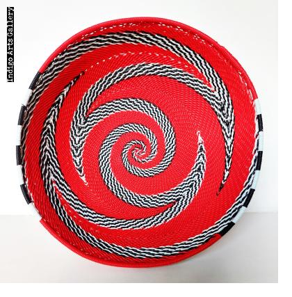 Imbenge Zulu Telephone Wire Basket (bowl shape) - medium