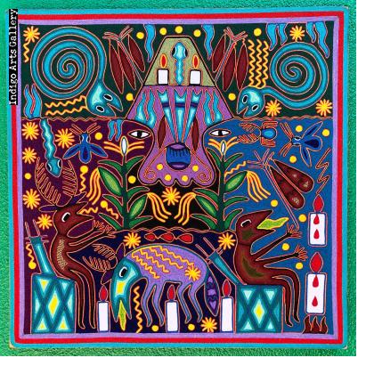 La Casa del Mundo - 'nierika' yarn painting