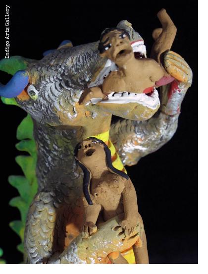 Hungry Dinosaur - Vintage Sculpture
