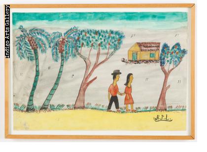 Couple Walking on the Road