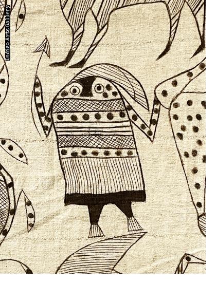  Beasts of the Forest - Korhogo Cloth from the Cote d'Ivoire, c.1970