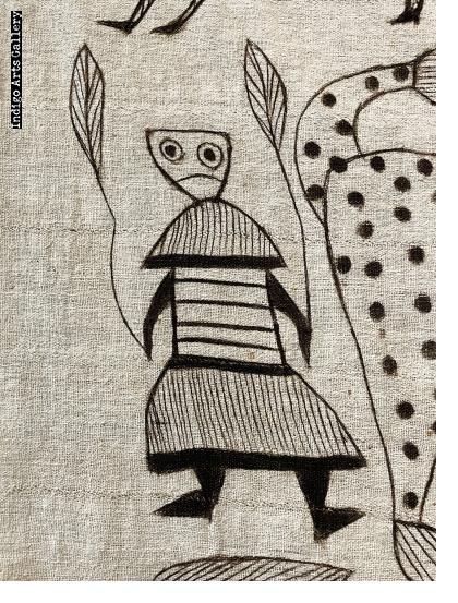  Beasts of the Forest - Korhogo Cloth from the Cote d'Ivoire, c.1970
