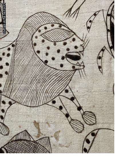  Beasts of the Forest - Korhogo Cloth from the Cote d'Ivoire, c.1970
