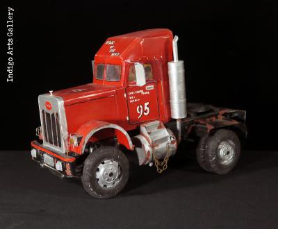 "King of the Road" Peterbilt Truck Sculpture