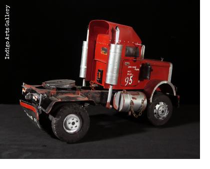 "King of the Road" Peterbilt Truck Sculpture