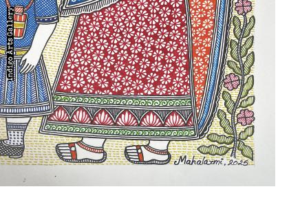 Woman Walking with her Child