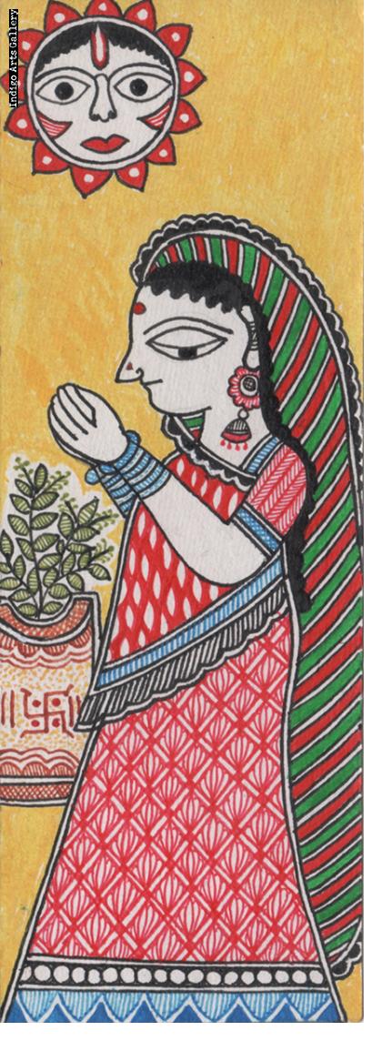 Sun Worship - miniature painting