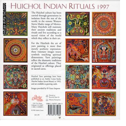 La Nacimiento de Maiz (The Birth of Corn) as published in 1997 Huichol Indian Rituals calendar.