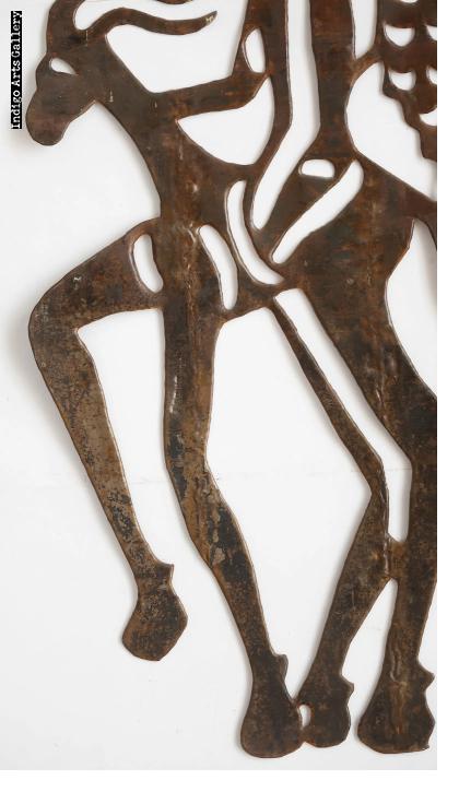 Winged Loas with Snake Tongues Riding Goat