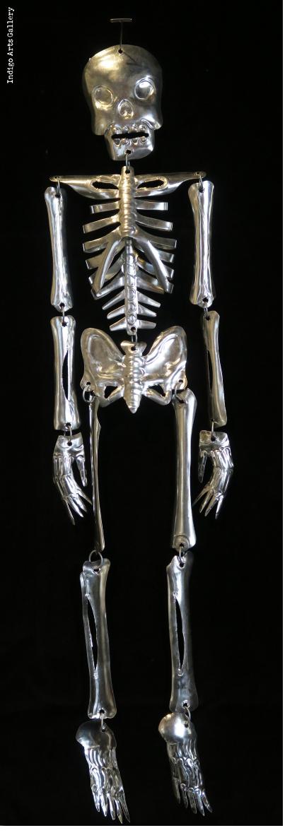 Articulated Tin Skeleton from Mexico