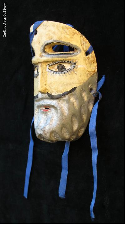 Miniature Viejo mask from Mexico