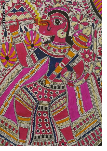 Hanuman - Mithila painting