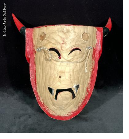 Michoacan Diablo Mask with Snakes