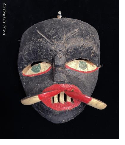 Negrito Colmilludos Mask from Oaxaca