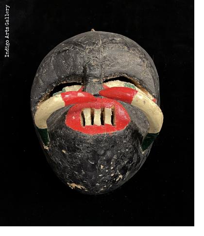 Negrito Colmilludos Mask from Oaxaca