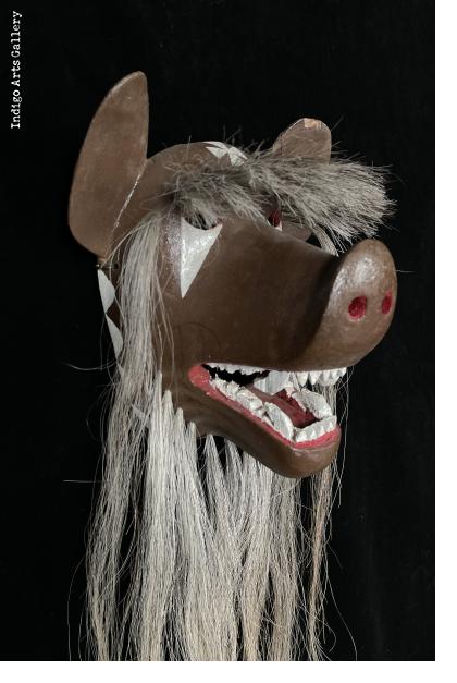 Yaqui or Mayo "Pascola" Bat Mask from Sonora
