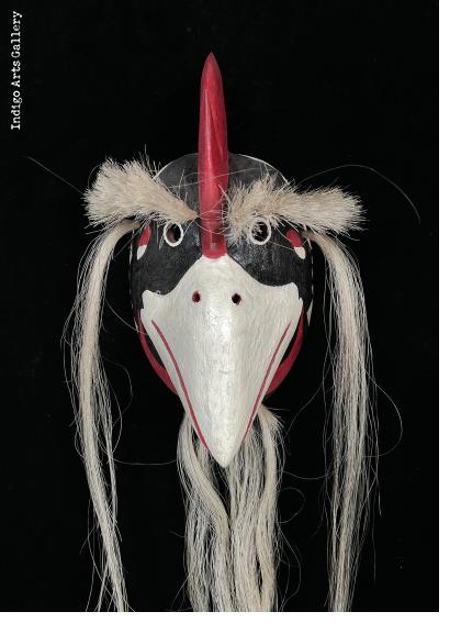 Yaqui or Mayo Rooster  "Pascola" Mask from Sonora