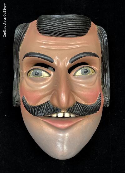 Mustachioed Man from Michoacan Mask
