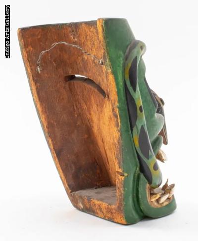 Green Snake Mask attributed to Victoriano Salgado of Michoacan