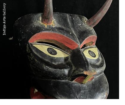 Old Diablo Mask attributed to Victoriano Salgado of Michoacan