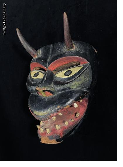 Old Diablo Mask attributed to Victoriano Salgado of Michoacan