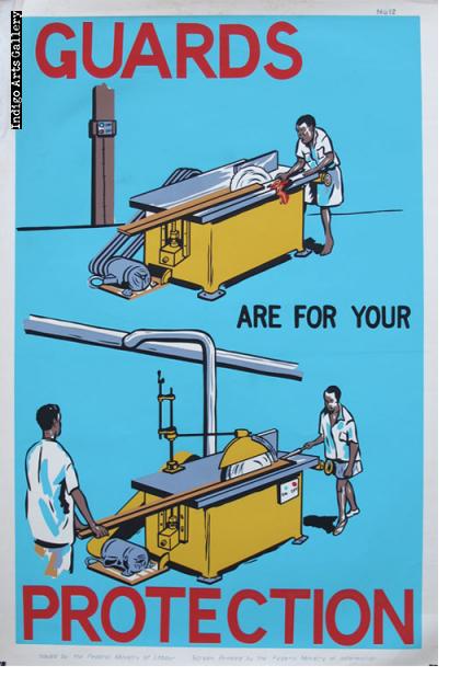 GUARDS ARE FOR YOUR PROTECTION - Workplace Safety Poster #12