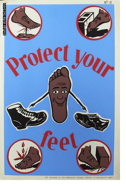 Protect your feet - Workplace Safety Poster #18
