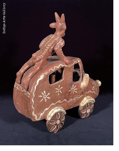 Cochito de Ocumicho - Vintage Ceramic Vehicle