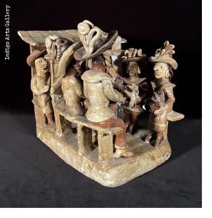 Nacimiento Sol Divino - Vintage Ocumicho Nativity