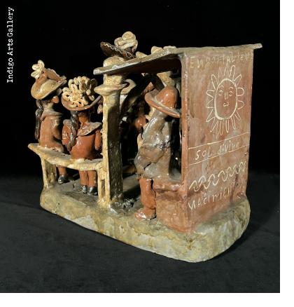 Nacimiento Sol Divino - Vintage Ocumicho Nativity