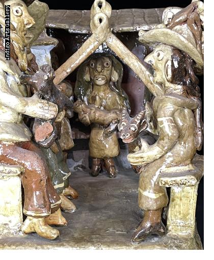 Nacimiento Sol Divino - Vintage Ocumicho Nativity Nacimiento Sol Divino - Vintage Ocumicho Nativity