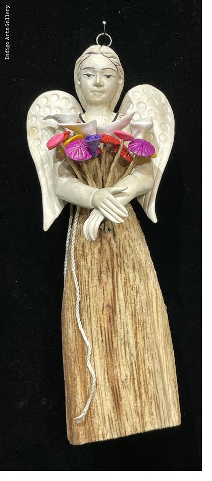 Maguey Angel with Flowers