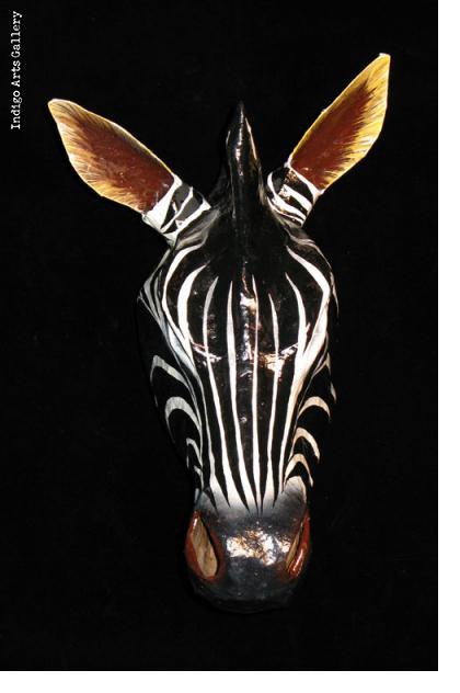 Zebra Carnival Mask