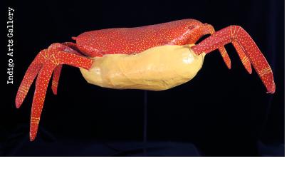 Crab - Papier Maché Carnival Sculpture